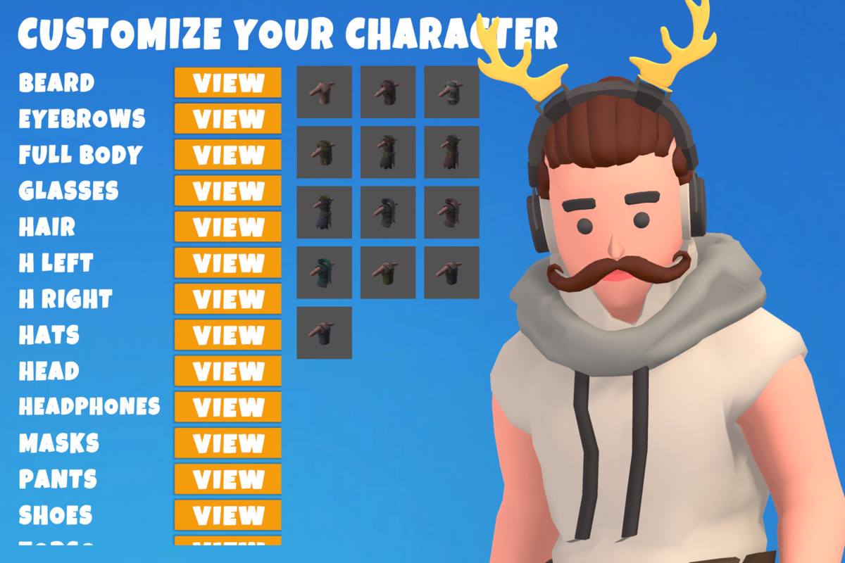 Customizable 3D Funny Characters Bundle