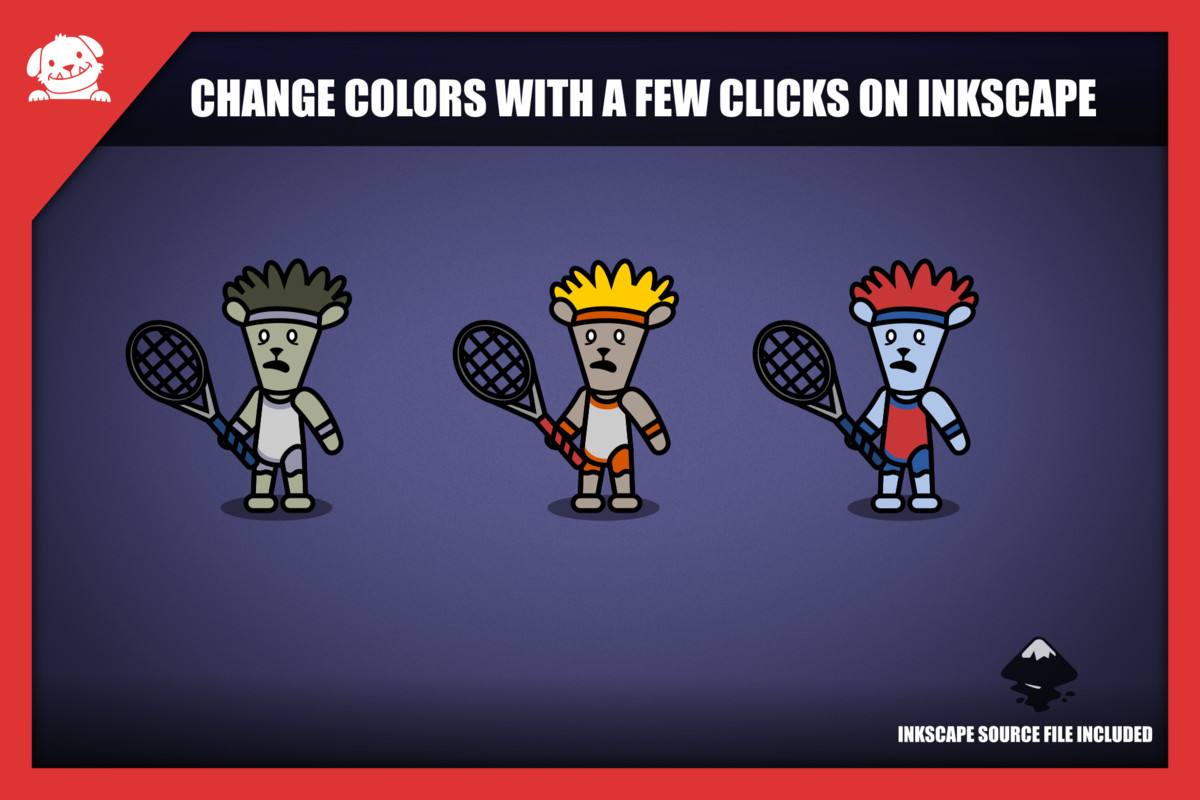 2D Cartoon Zombie Characters Pack