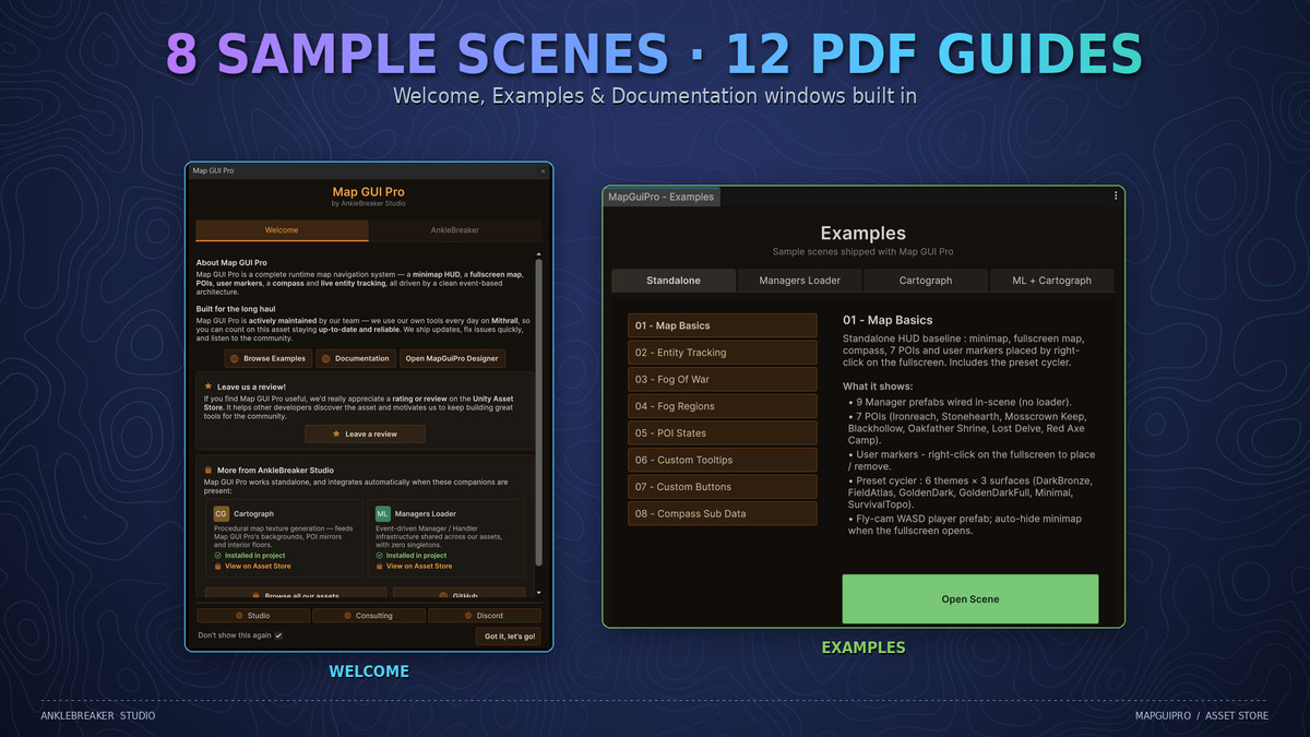 Map GUI Pro - Minimap, Map & Compass