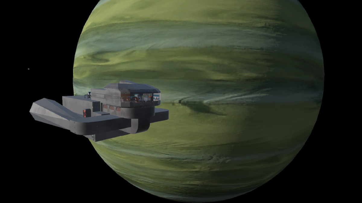 Spaceship With Interior