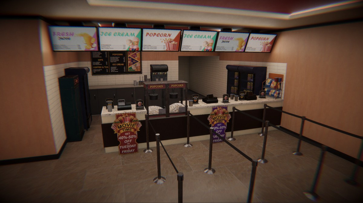 Cinema Lounge Theatre 3d Environment