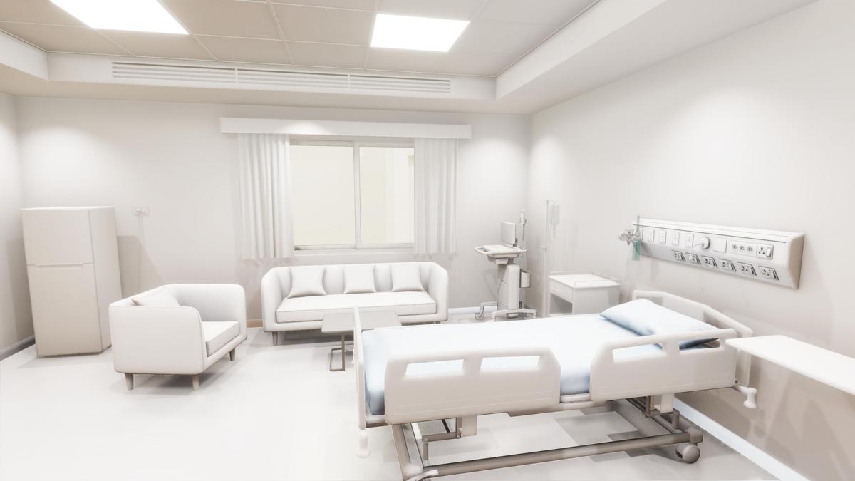 Hospital Room Interior – Medical Environment