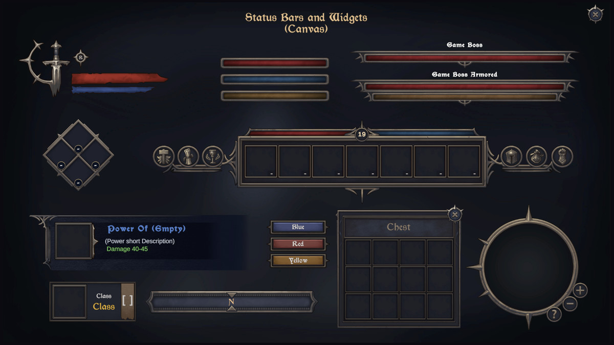Legendary Warrior UI