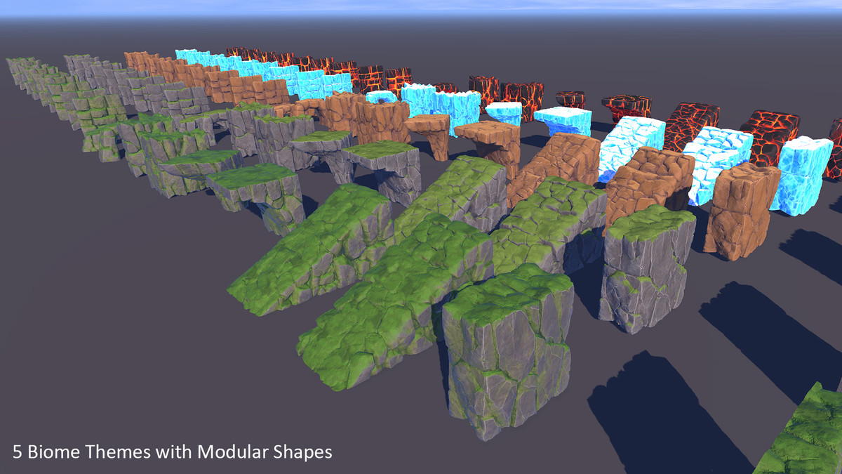 Stylized Nature - Modular Cliffs Pack