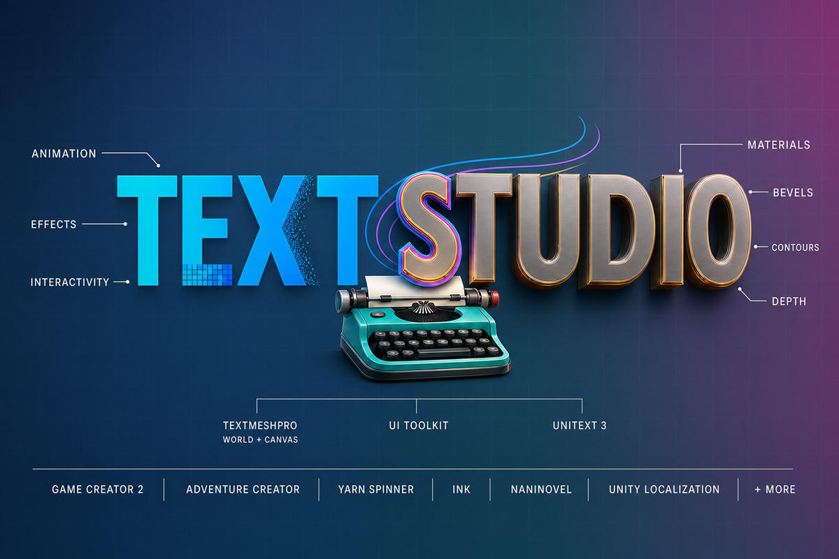Text Studio 3D - Animated 3D Text & Typography for Unity, image 14