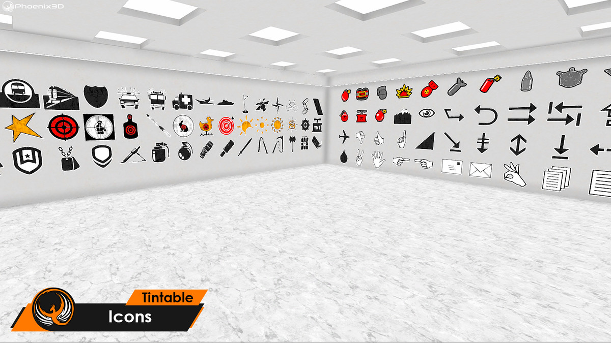 P3D: Mega Decal Textures (3500+ for Walls, Cars, and Level Design)