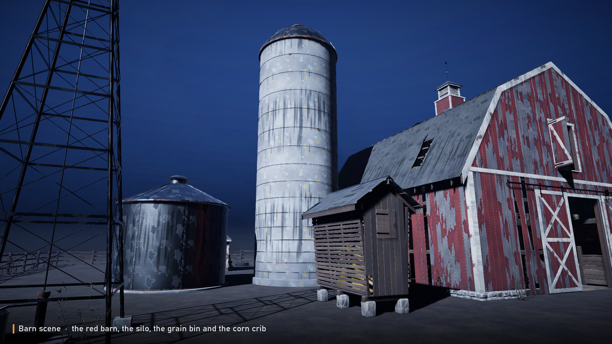 Stylized Haunted Barn - Farmyard & Outbuildings (URP)