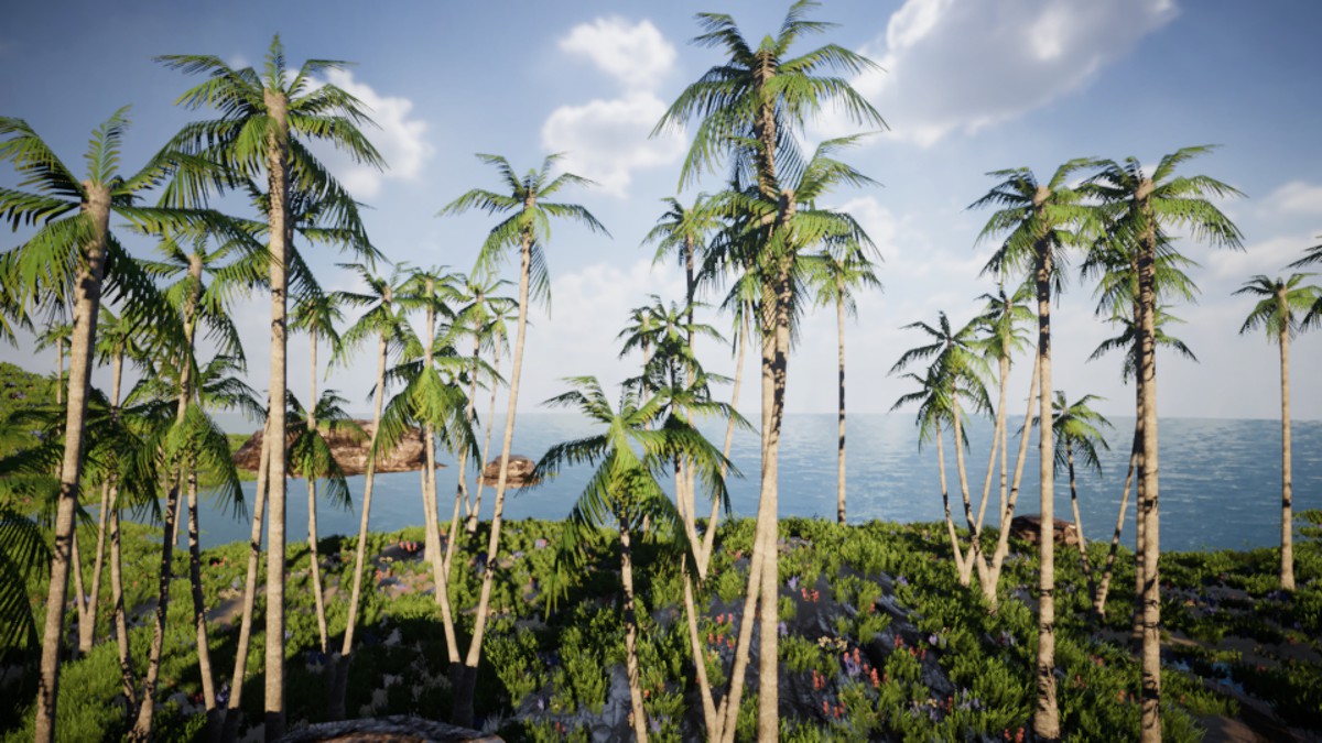 Mobile Palm Tree Bundle (for URP)