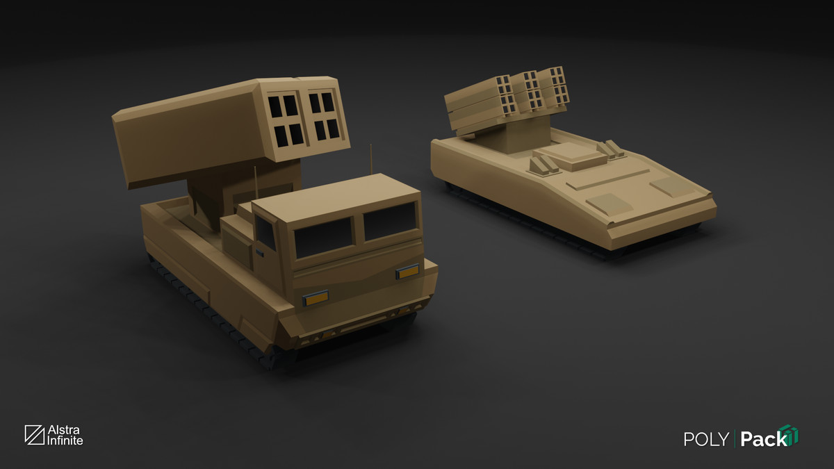 Military Vehicles - PolyPack - Low Poly Assets