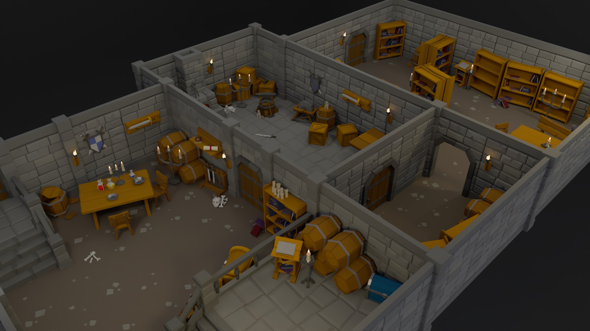 Ultimate Low Poly Dungeon Pack