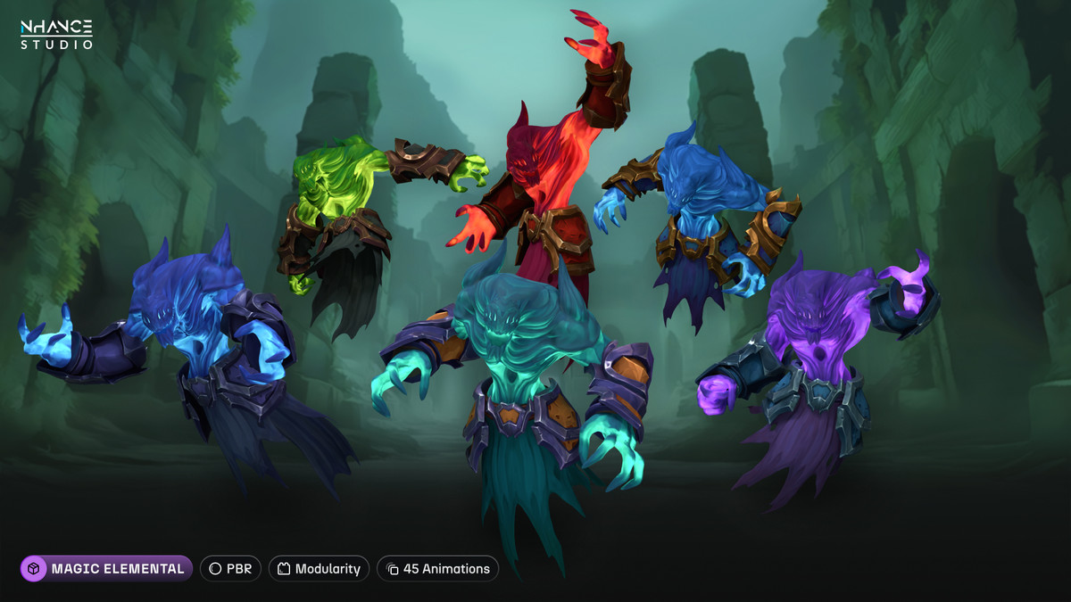 Stylized Fantasy Elementals Bundle