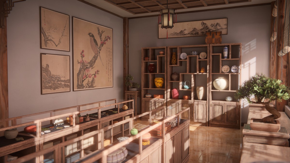 Chinese antique shop