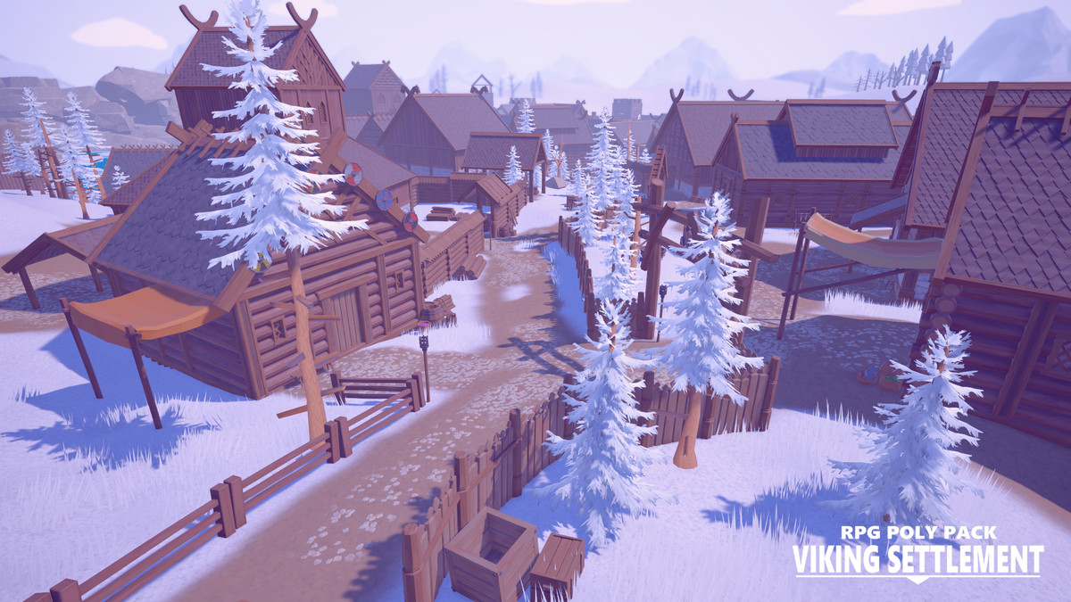 RPG Poly Pack - Viking Settlement