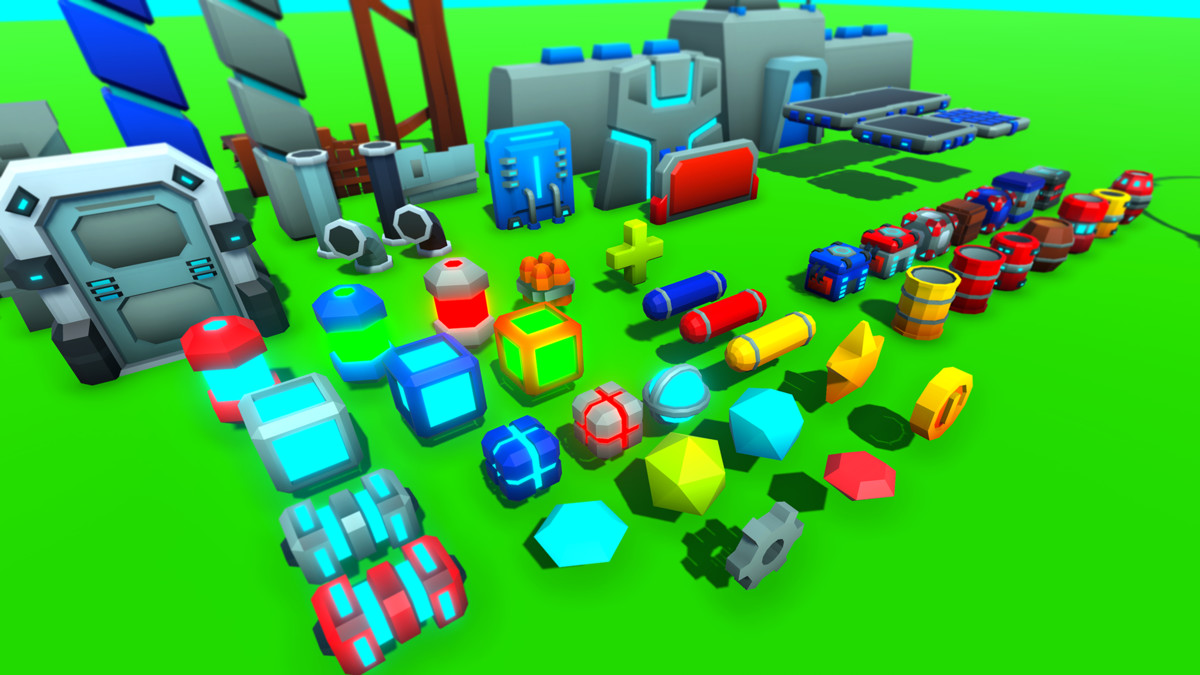 Free Lowpoly Scifi Objects, image 3