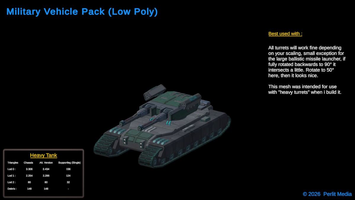 3D Military Vehicle Pack (LowPoly)