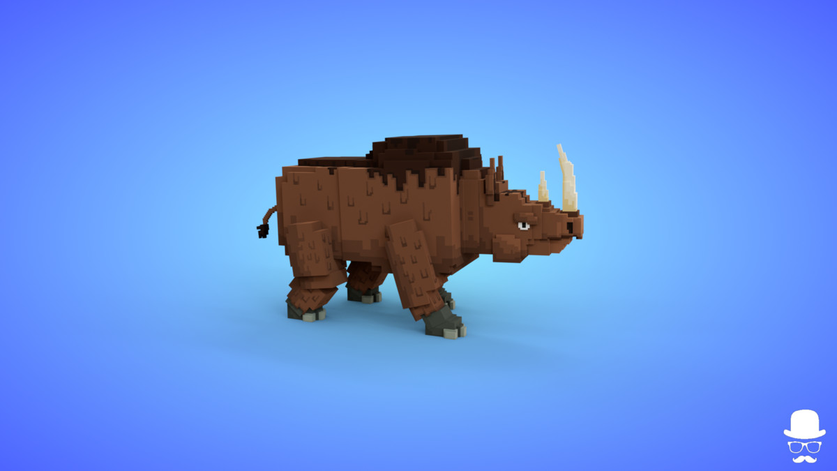 Voxel Prehistoric Animals Pack