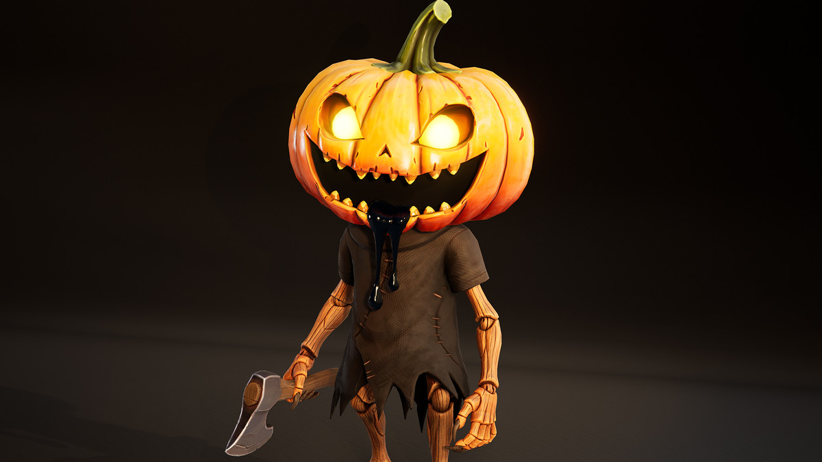 Stylized Pumpkin Horror Character Pack