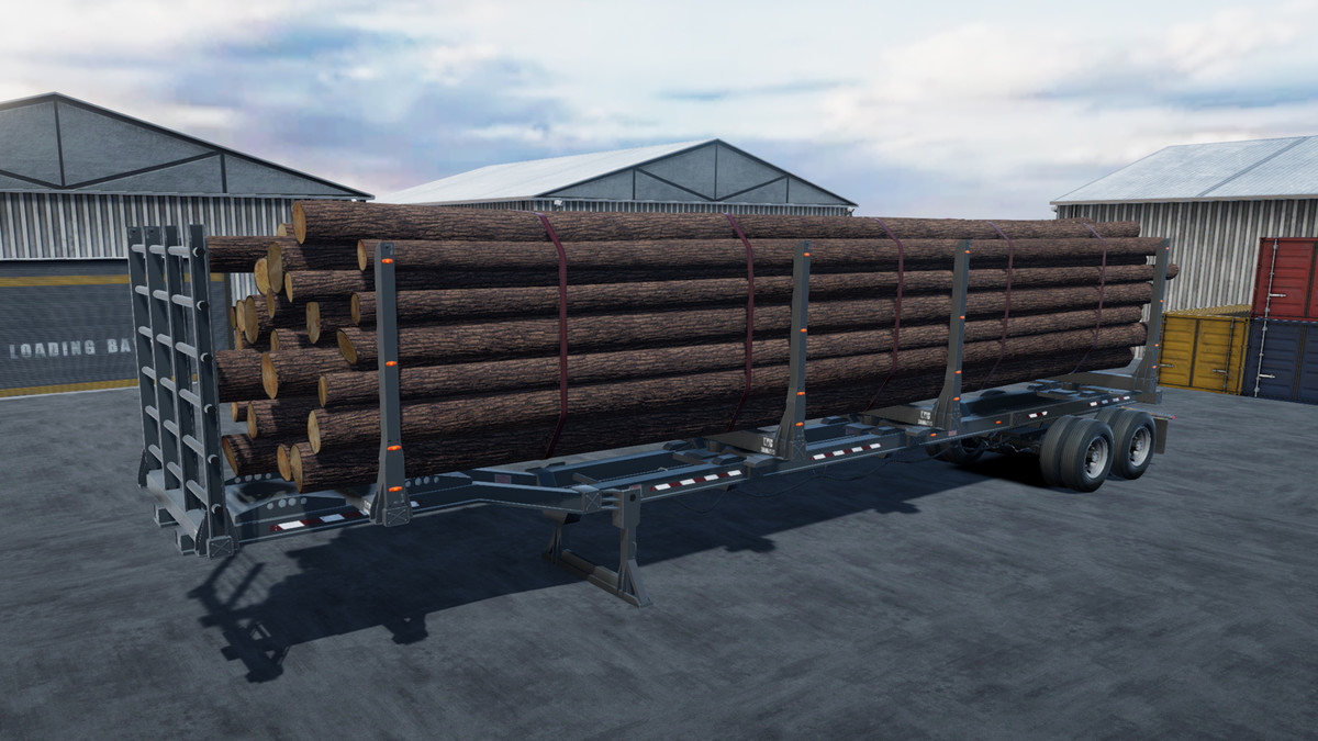Cabover log truck