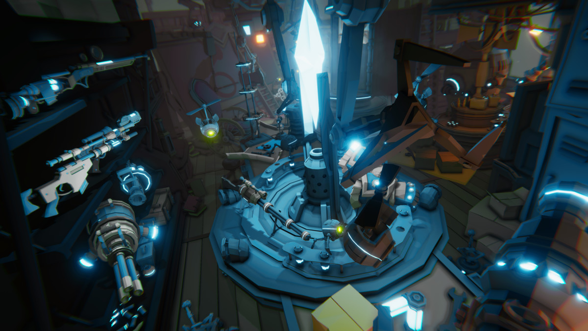 STYLIZED Fantasy Magitech Laboratory - Low Poly 3D Art