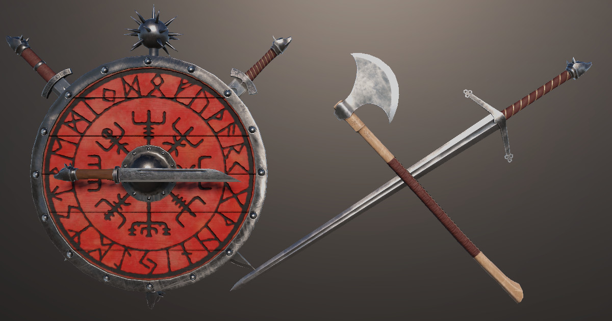 Wolf Warrior's Armaments (Fantasy Weapons Pack)