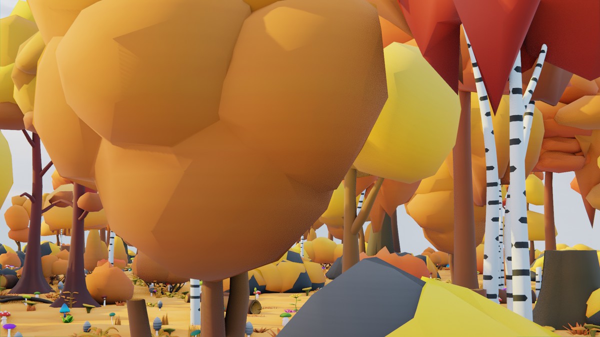 Low Poly Seasonal Forest Biome by IGS