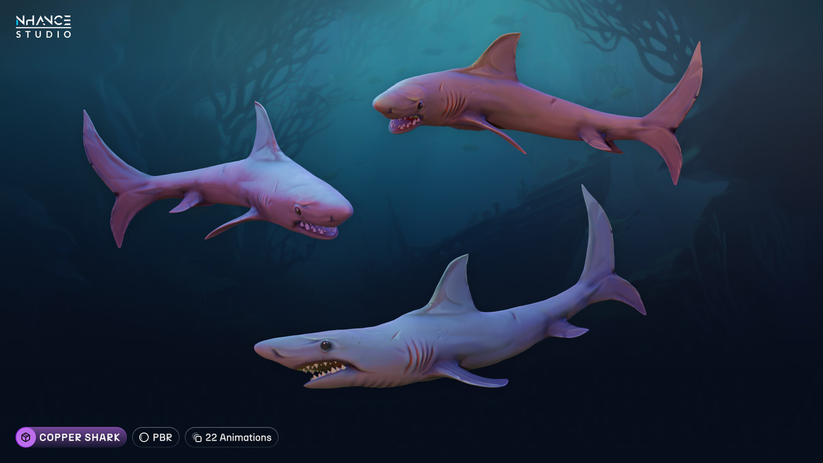 Stylized Sea Animals Bundle