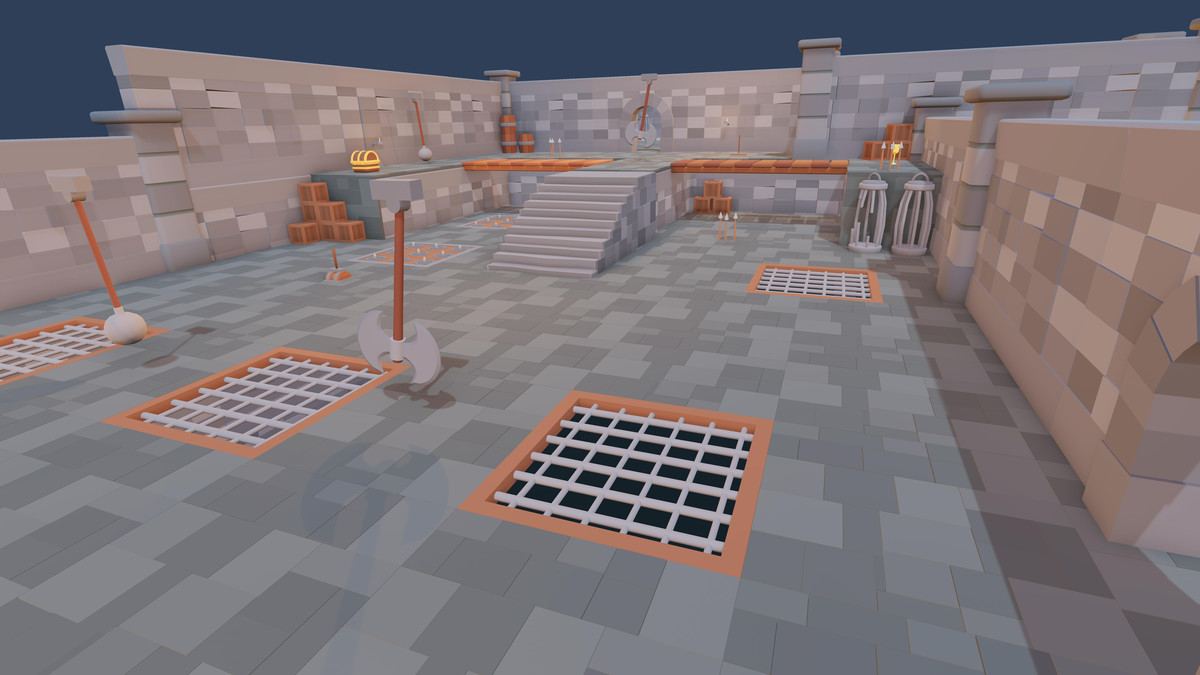 Modular Dungeon - Stylized Low Poly Asset Pack by Ake