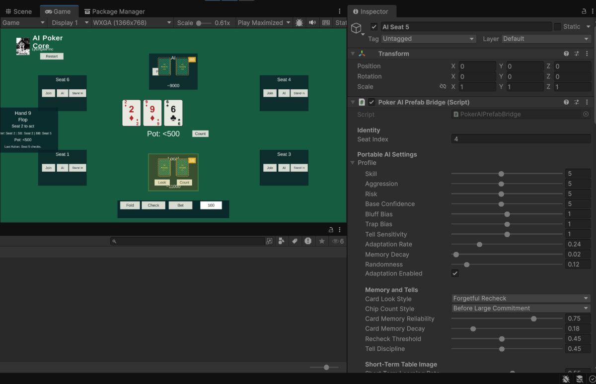 AI Poker Core