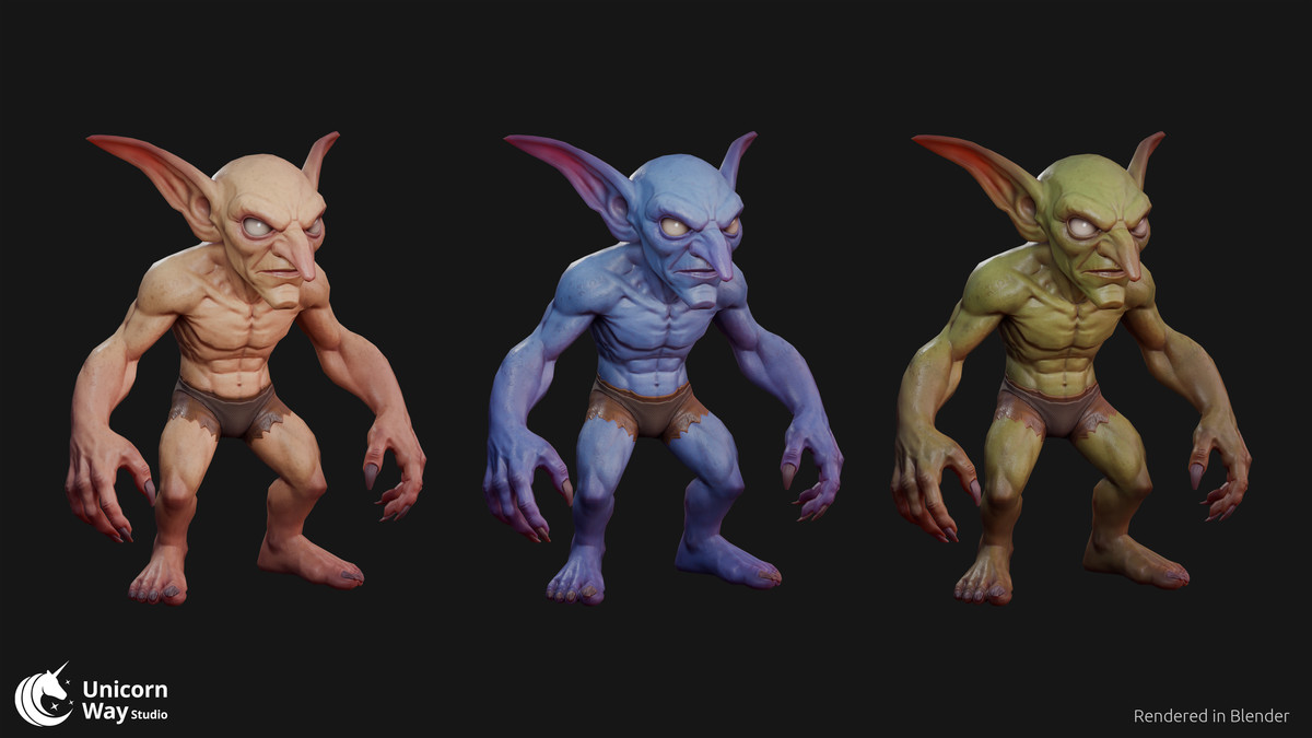 Stylized Goblin Modular Outfit