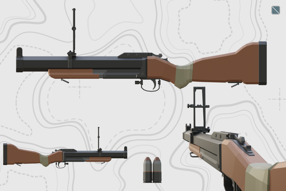 Low Poly Weapon Bundle Pack Fin