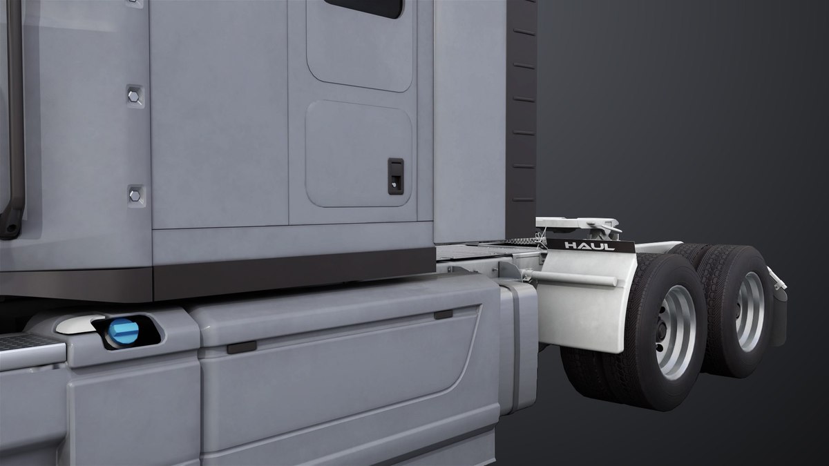 Heavy Truck Chassis 05 Grey Interior URP HDRP Textures