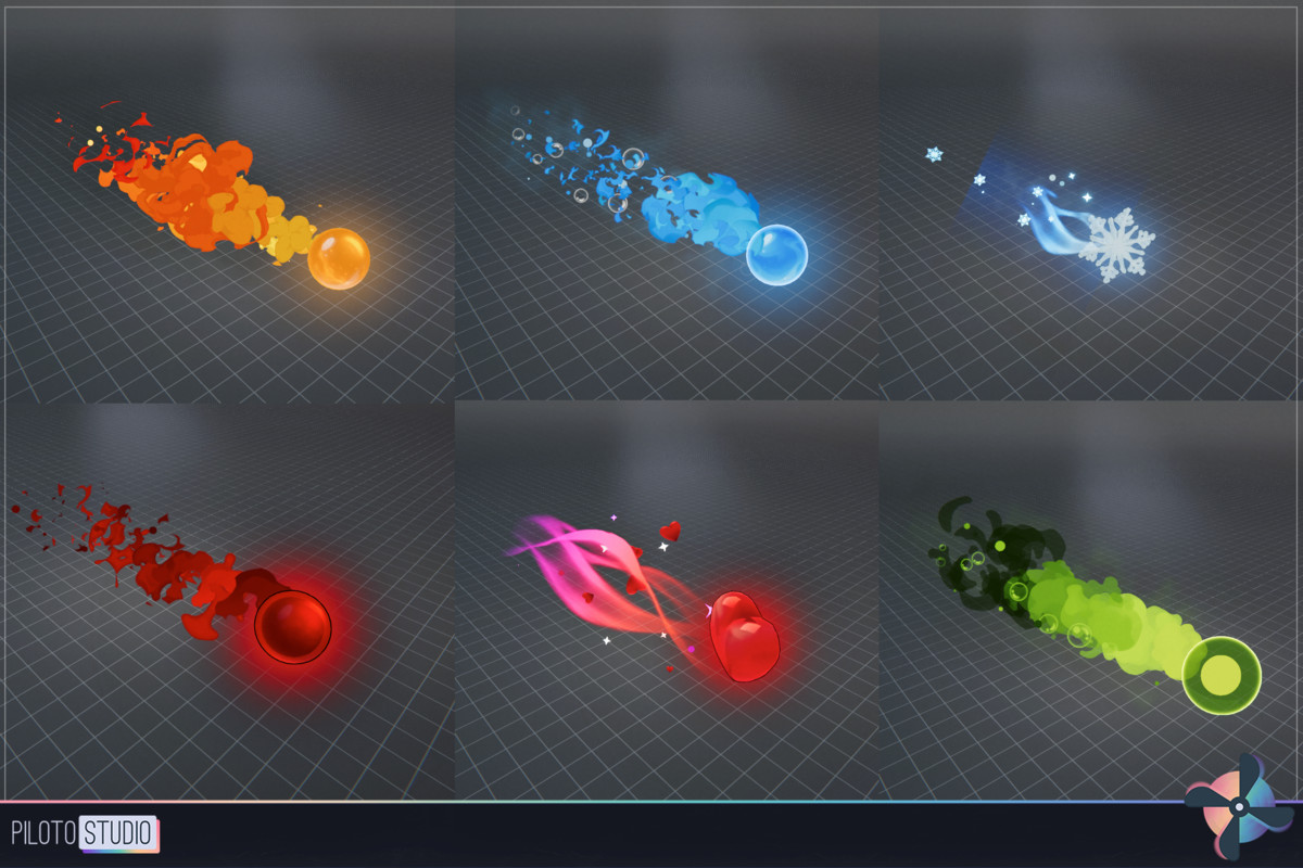 Toon Hits and Projectiles VFX Pack