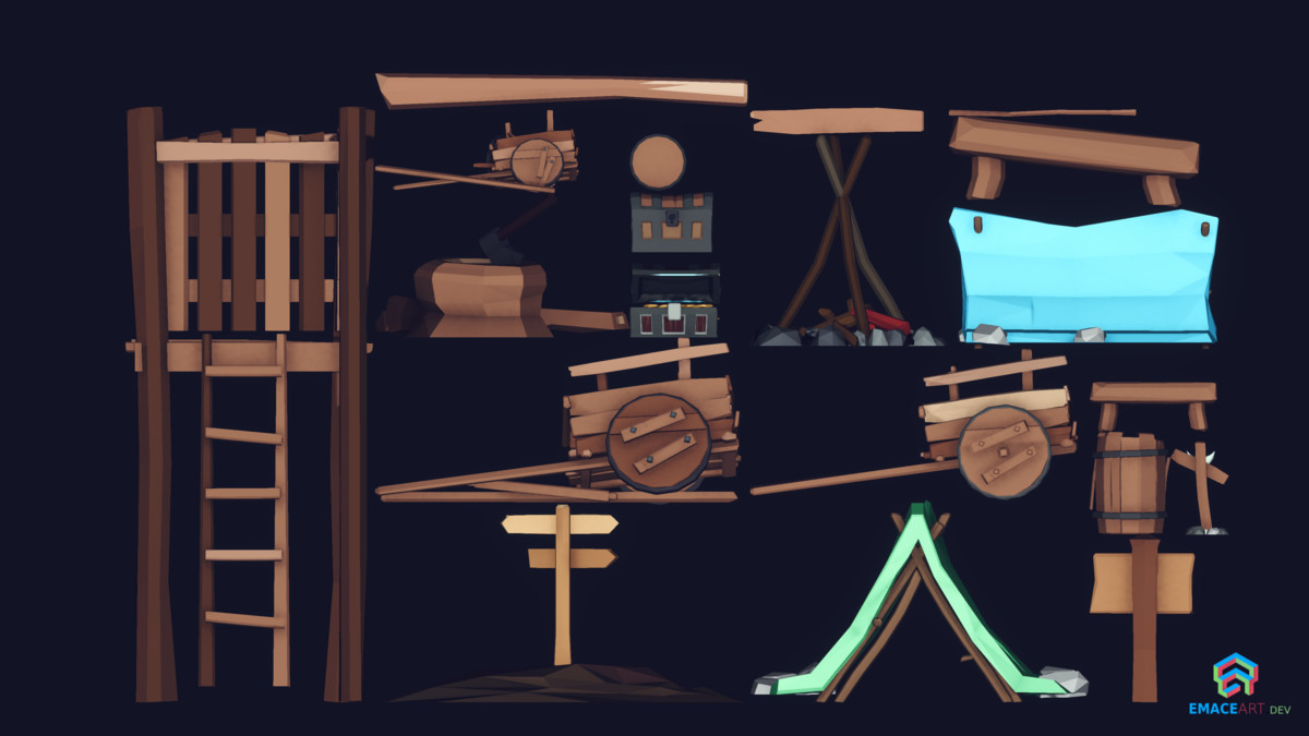 NatureForge PRO: Stylized Forest Pack