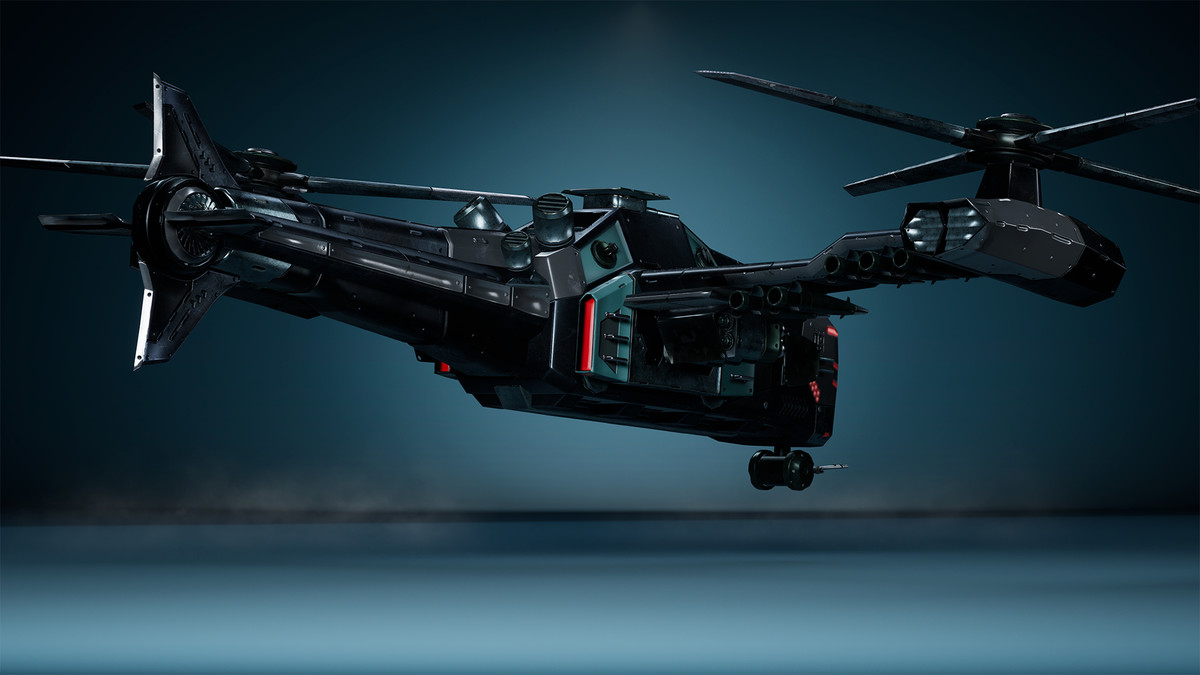 Sci-Fi Transport - Military Helicopter