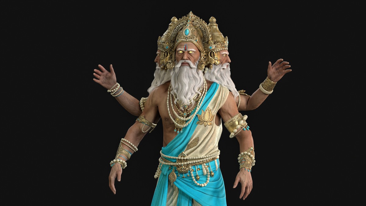 Indian God Brahma