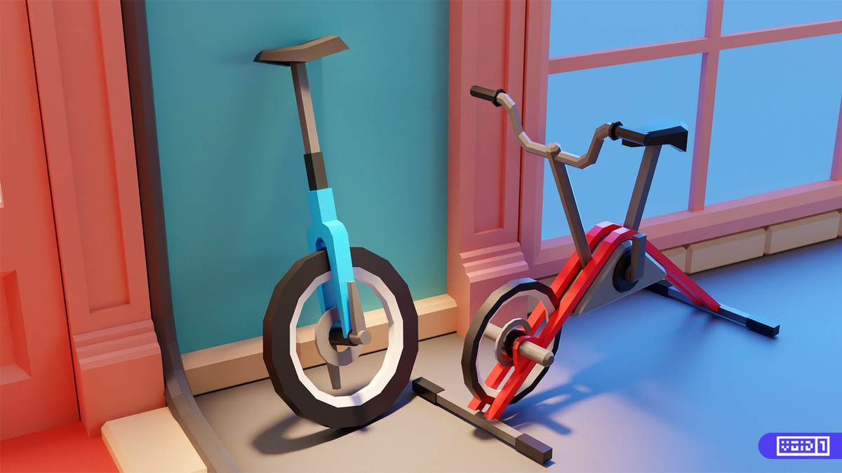 Low Poly Bike Models