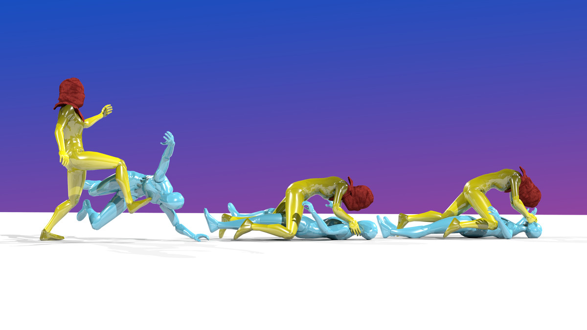 Brutal Slasher Enemy Finisher Animation Pack