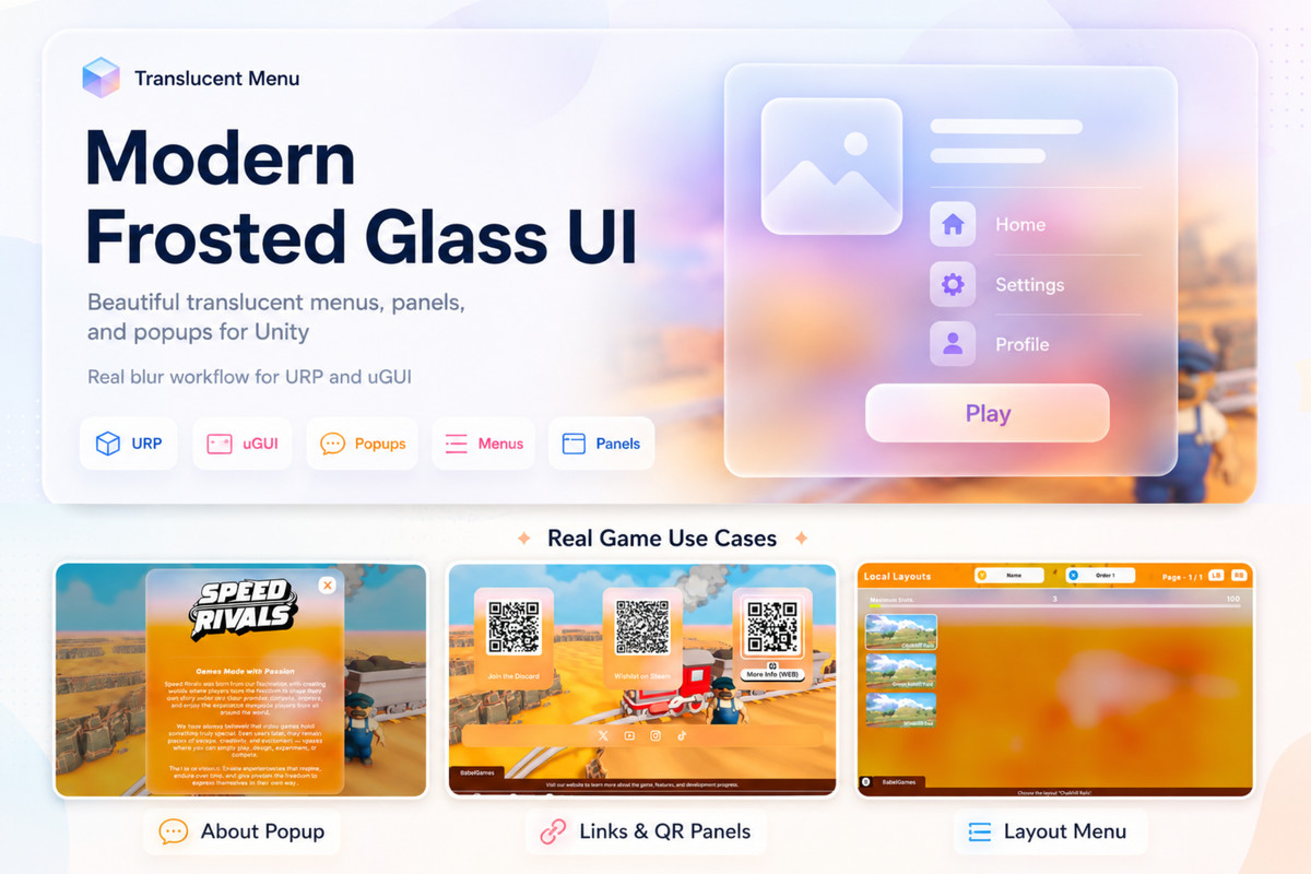 Translucent Menus - URP
