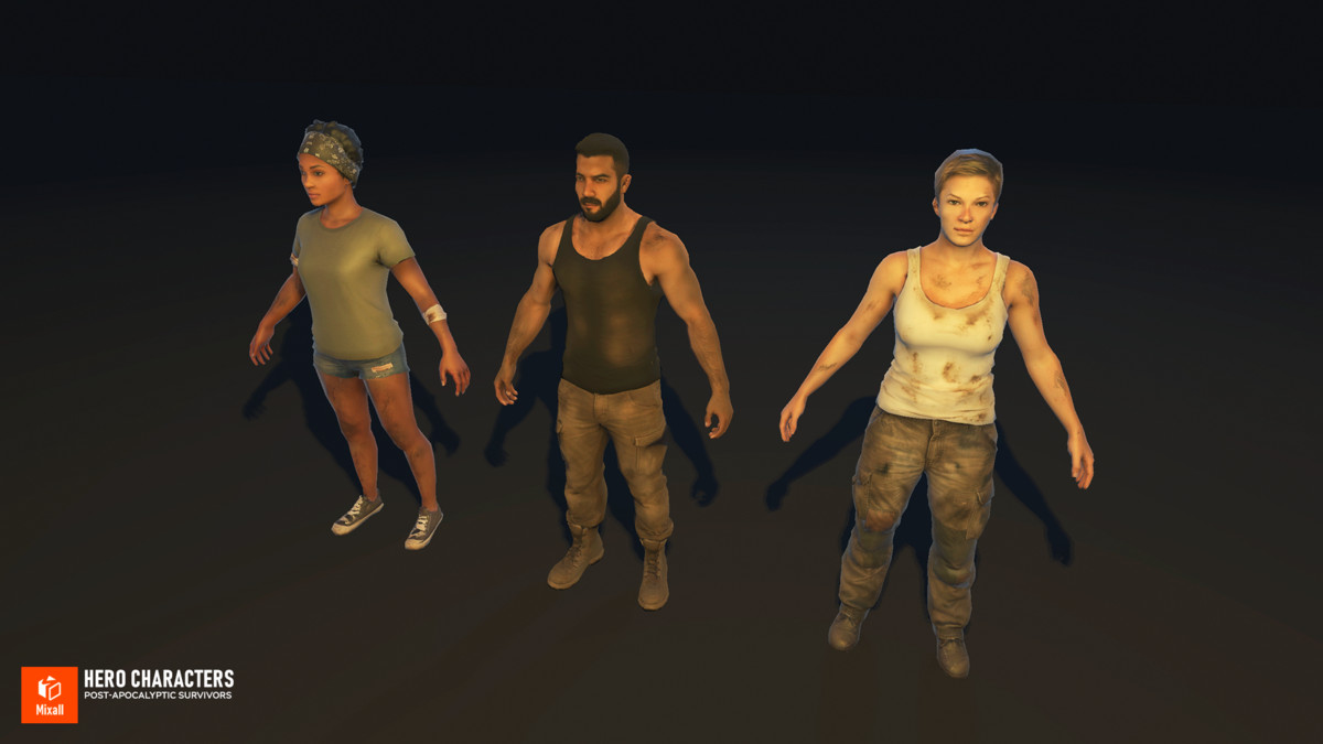Hero Characters - Post-Apocalyptic Survivors