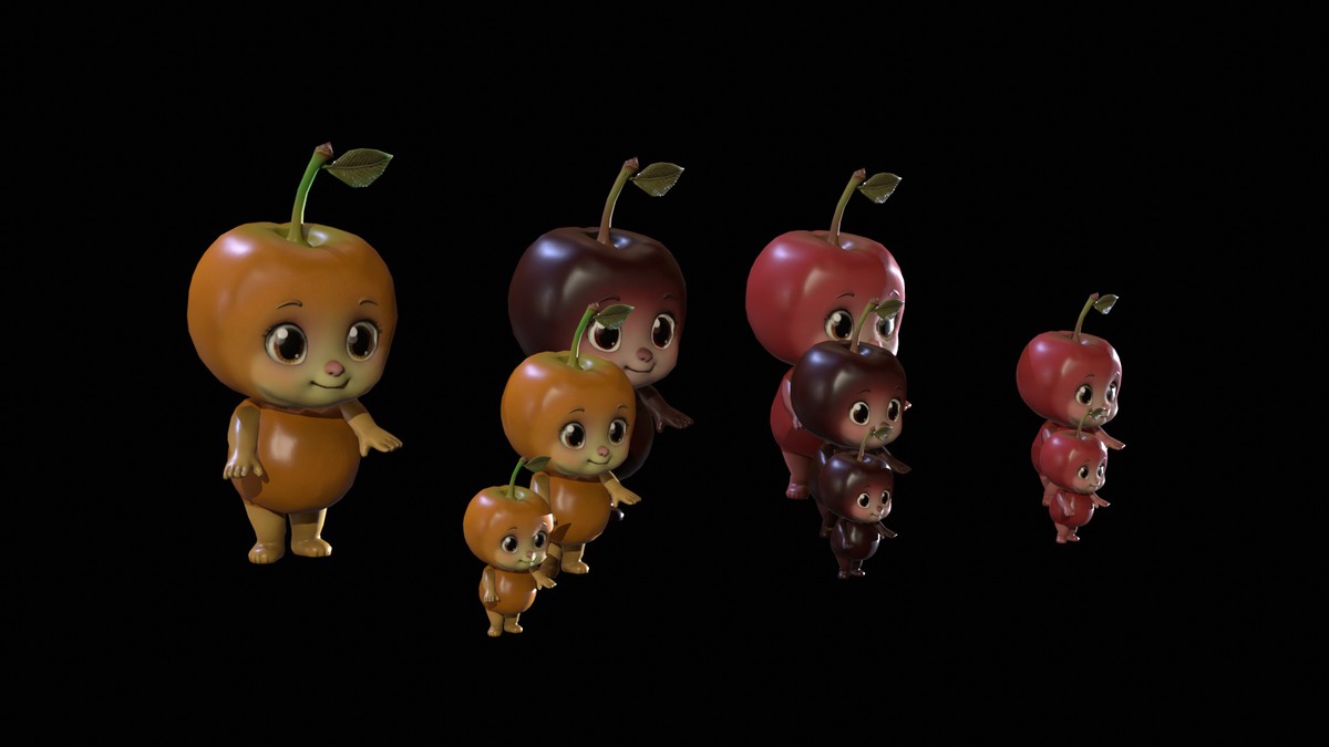 Chibi Fruit Cherry