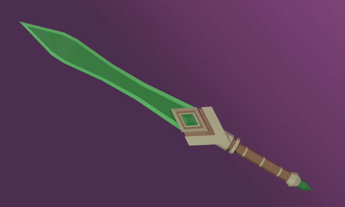 Free Low Poly Fantasy Swords
