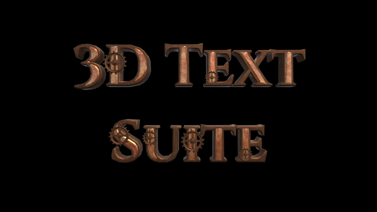 3D Text Suite - 3D Text Animator & Font Creator