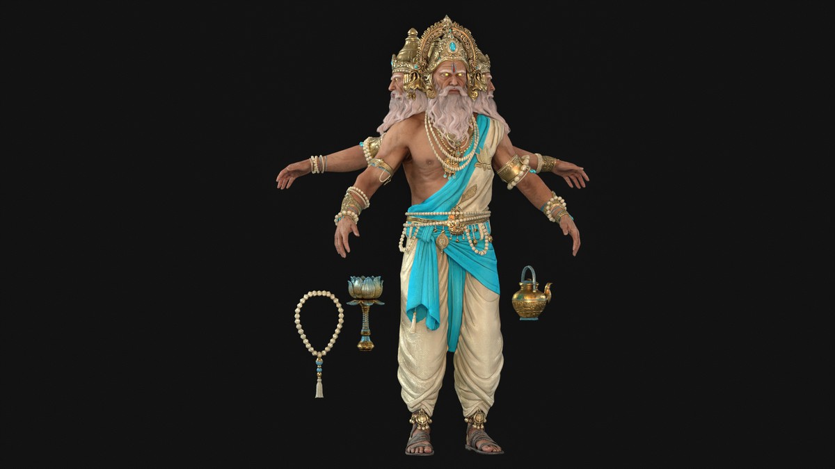 Indian God Brahma
