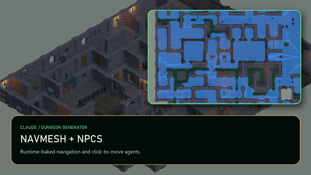 Dungeon Generator - WFC Level Builder, Live Painting & NavMesh