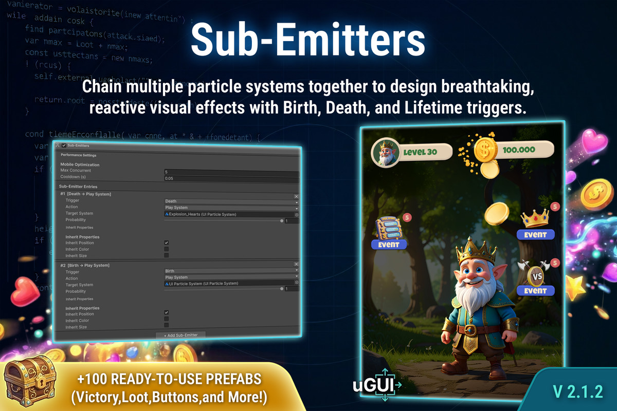 UI Particle System: Native Canvas VFX