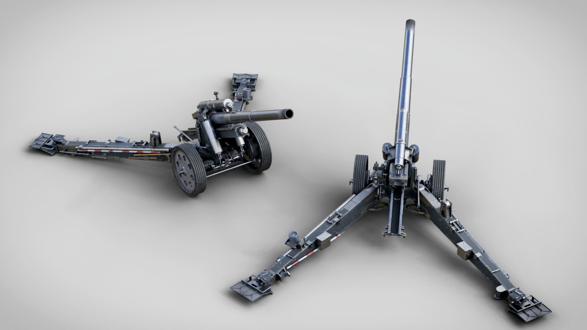 Rigged Howitzers WW2 Bundle