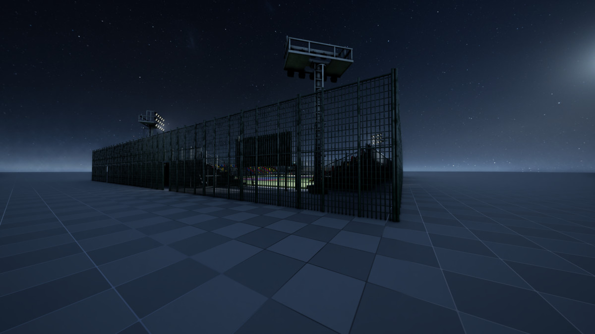Modular Tennis Soccer Basketball Sport Court