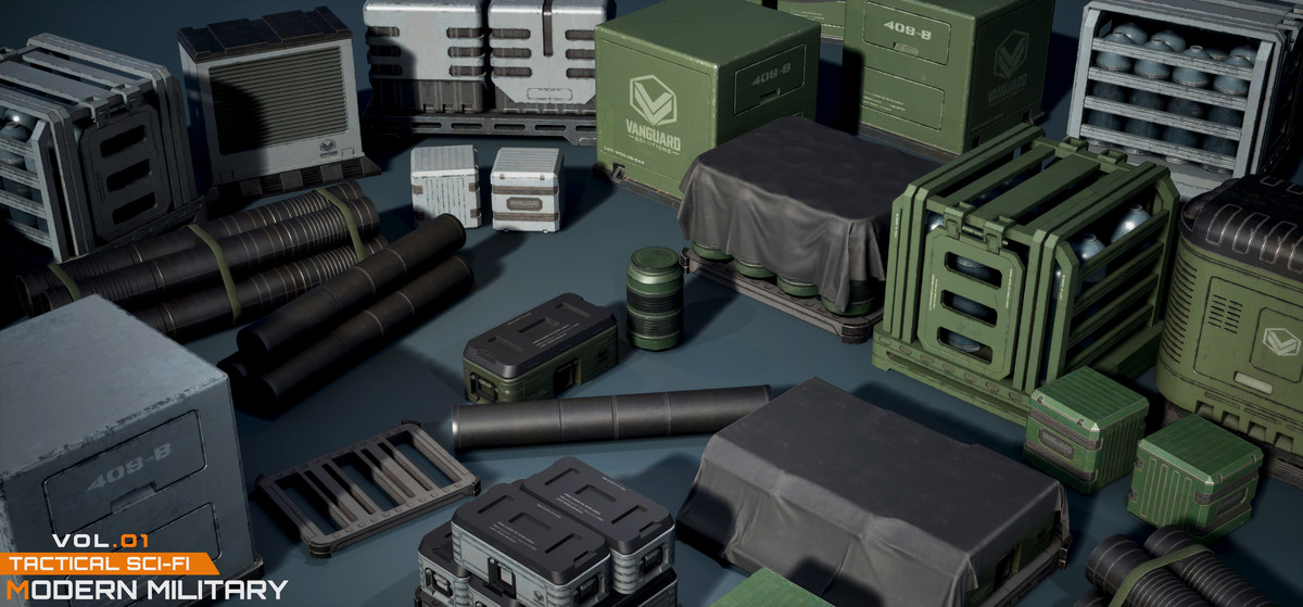 Tactical Sci-Fi: Modern Military Props Vol.01
