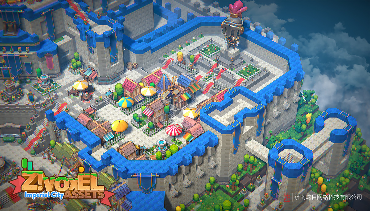 Z ! Voxel Assets - Imperial City