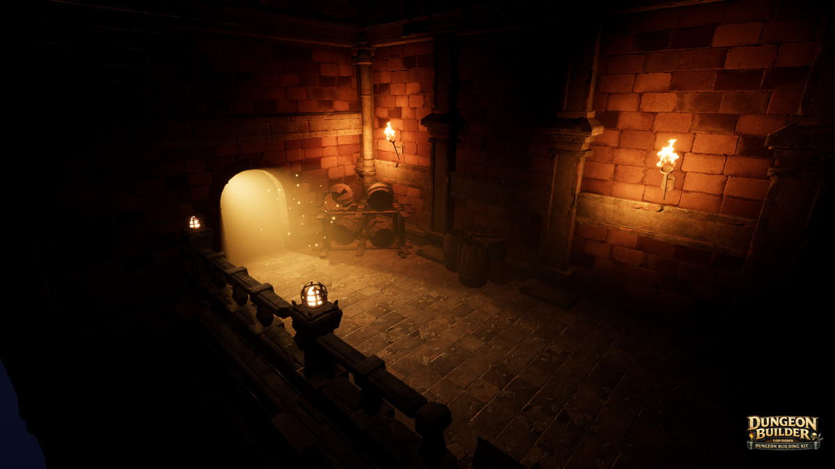 Dungeon Builder: Modular Top Down RPG Environment Kit (Dungeon, Modular Dungeon)